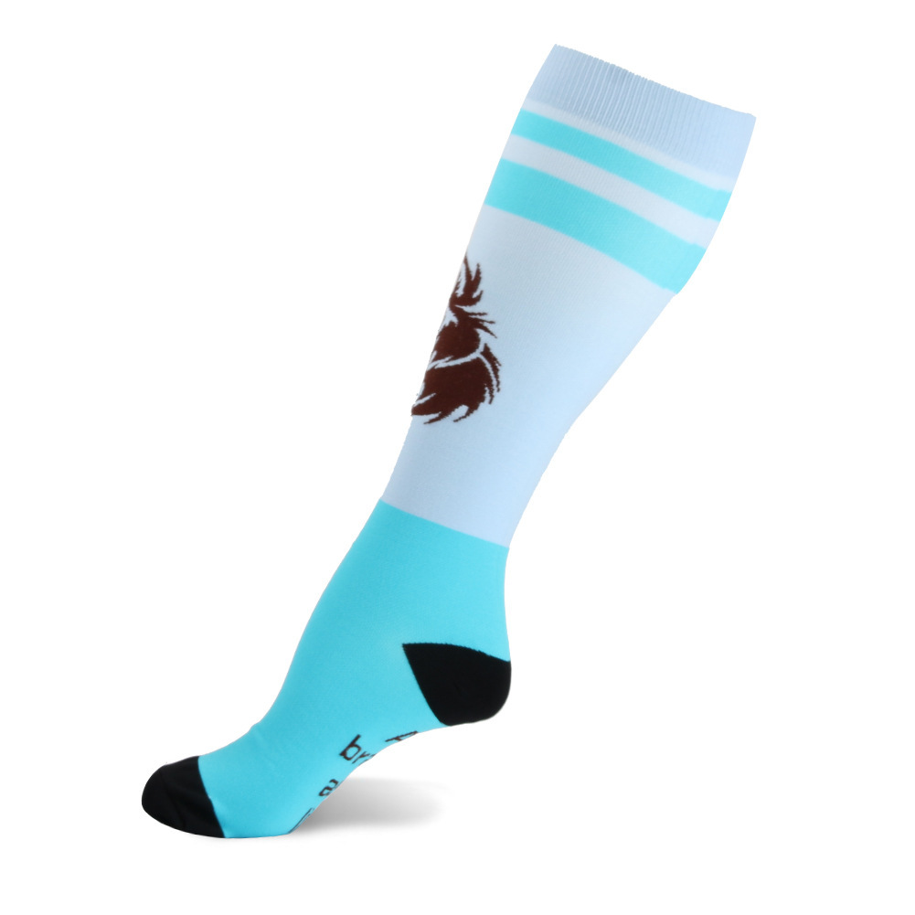 Compression Sock Animal Print Breathable Quick Dry Outdoor Marathon Runners Horse Riding Boots Comression Scoks